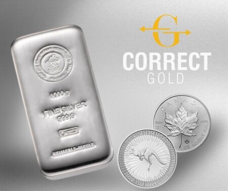 Befektetési ezüst – Mit érdemes tudni vásárlás előtt? | © Correct Gold