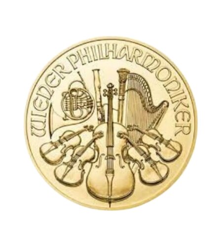 Vienna Philharmonics 1/4 ounce Gold Coin, 999.9