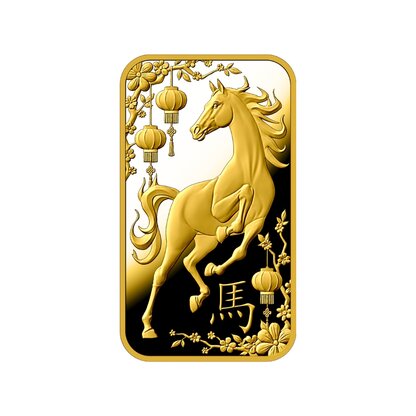 Argor Heraeus Ló éve befektetési aranylapka | © Correct Gold