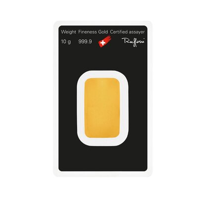 Argor Heraeus 10 gramm befektetési arany hátlap | © Correct Gold