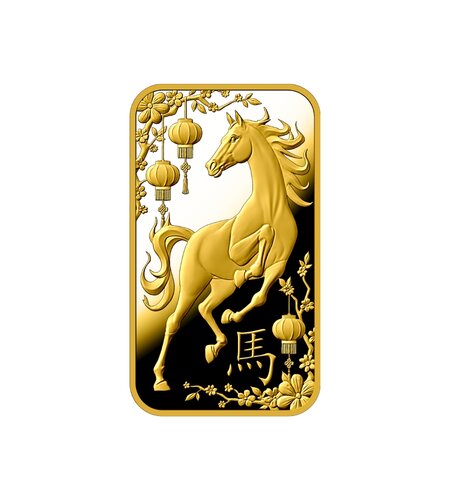 Argor Heraeus Ló éve aranylapka | © Correct Gold