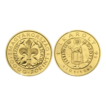 Befektetési aranyérme - I. Károly aranyforintja arany emlékérme | © Correct Gold