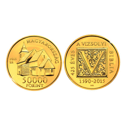 Befektetési aranyérme - Vizsolyi Biblia arany emlékérme | © Correct Gold